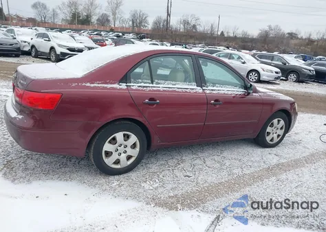 2009 Hyundai Sonata Gls from USA, damaged, VIN 5NPET46C99H411855